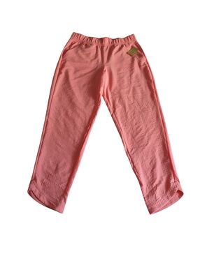 Title Nine Slaycation Tapered Pants Textured Pink Womens Medium